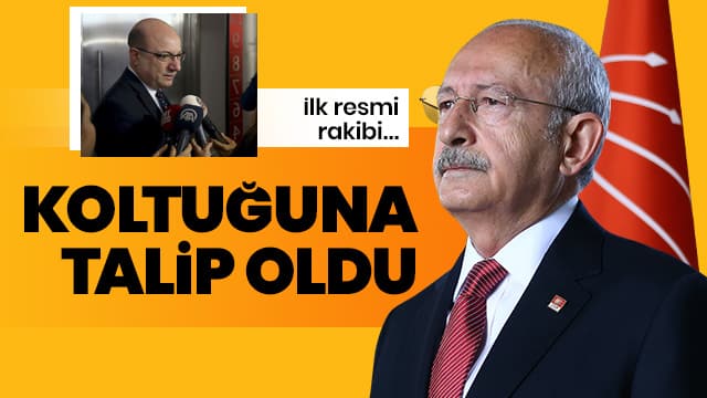 Kemal Kılıçdaroğlu'nun ilk resmi rakibi İlhan Cihaner oldu!