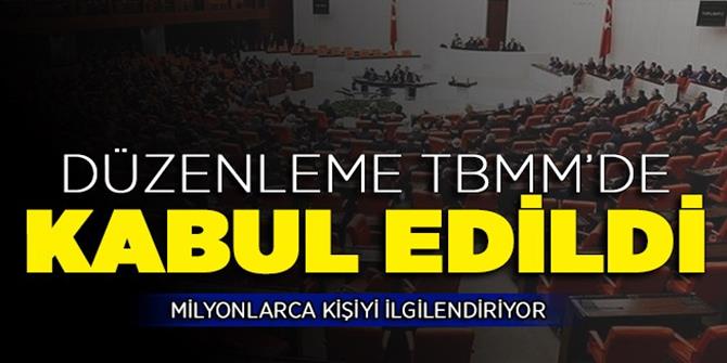 İşsizlik Sigortası Kanun Teklifi TBMM'de kabul edildi