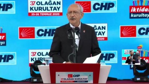 Kemal Kılıçdaroğlu, CHP Kurultayı'nda konuşuyor
