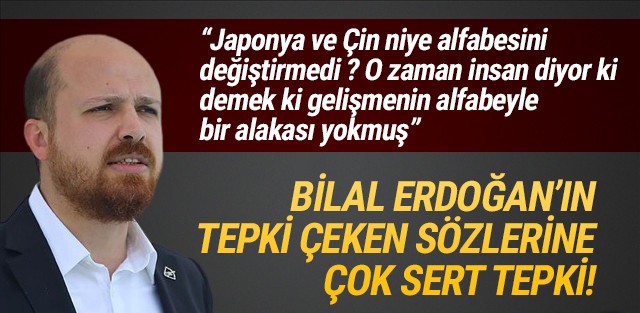 Yusuf Halaçoğlu'ndan Bilal Erdoğan'a sert tepki