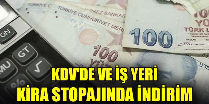 KDV oranlarında indirime gidildi