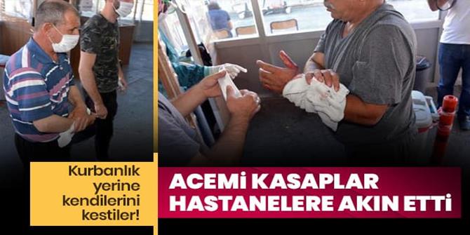 Acemi kasaplar kendilerini kestiler