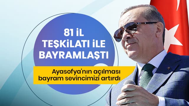 Erdoğan: Büyük kongremizi yeni bir şahlanış miladı haline dönüştürmek istiyoruz