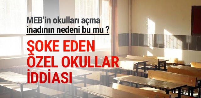 Okulların açılışıyla ilgili şoke eden iddia!