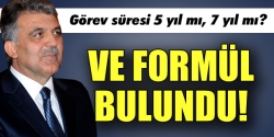 Görev süresine yürürlük formülü