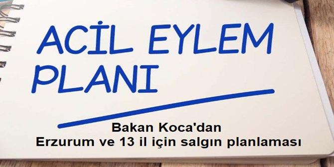 Bakan Koca'dan 14 il için salgın planlaması