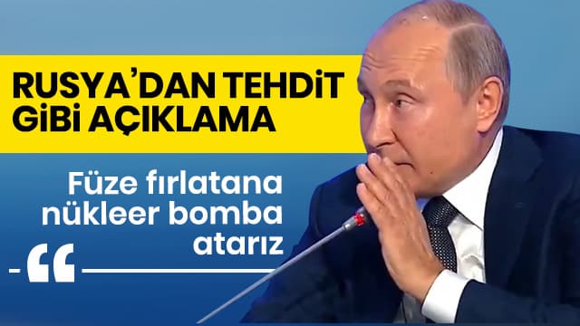 Rusya açık açık tehdit etti: Füze atana nükleer bomba atarız