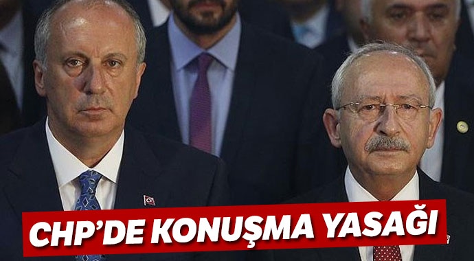 CHP’de konuşma yasağı