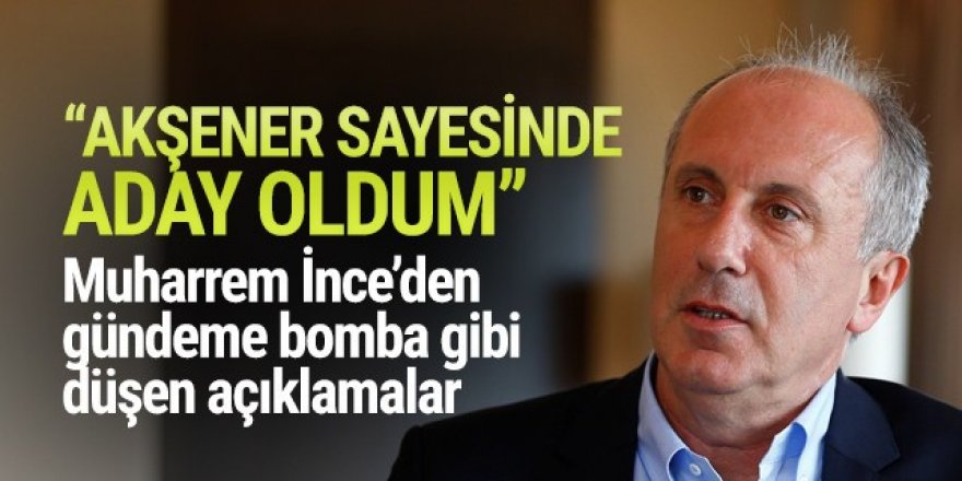 Muharrem İnce'den yeni parti iddialarına yanıt