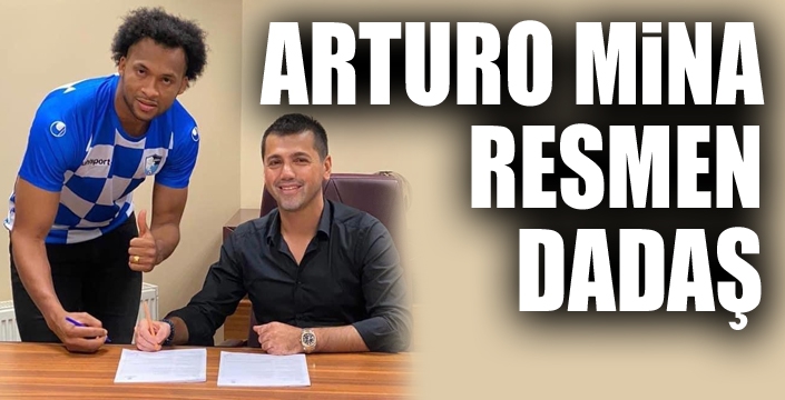 Arturo Mina resmen Erzurumspor'da...