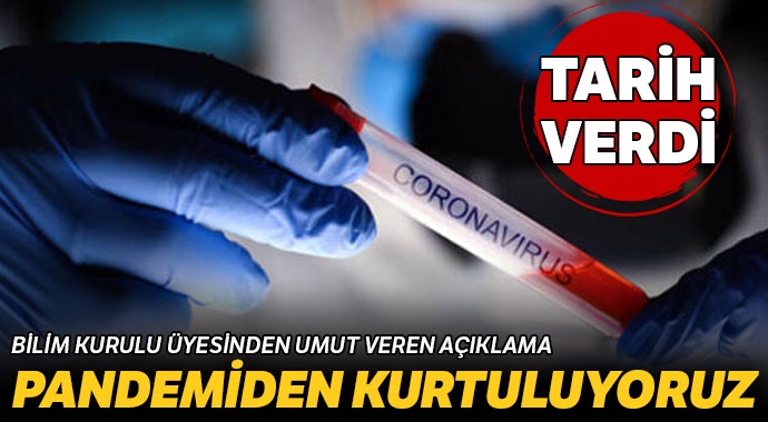 Prof. Dr. Levent Yamanel: Pandemiden kurtuluyoruz