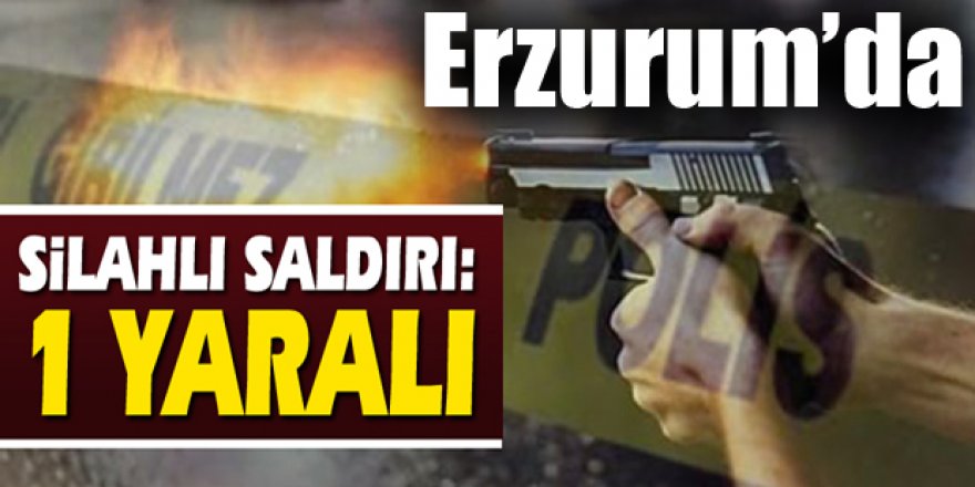 Erzurum'da komşusunu vurdu!