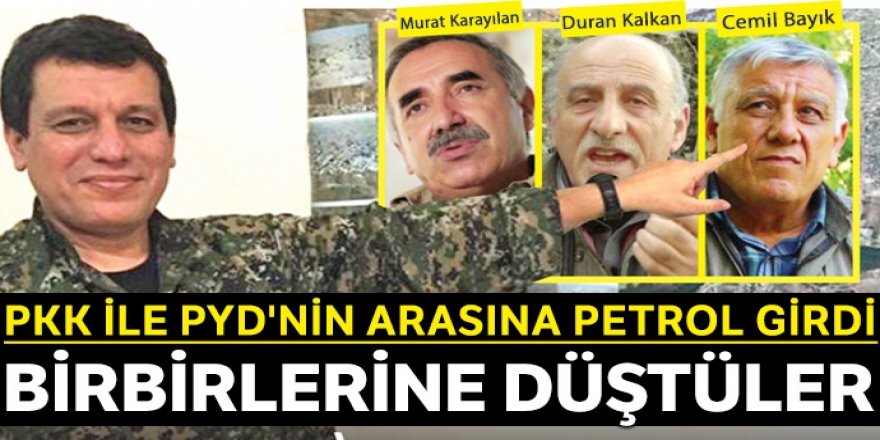 PKK-PYD çatışması! Petrol için birbirlerine düştüler