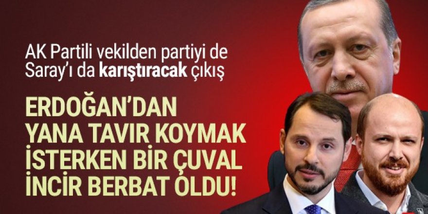 AK Partili vekil, Saray'ı da AK Parti'yi de karıştıracak!