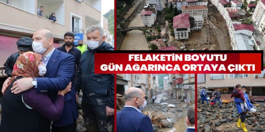 Giresun'daki selde hayatını kaybedenlerin sayısı 4'e yükseldi