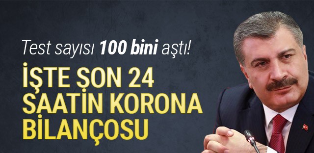 Test sayısı 100 bini aştı!