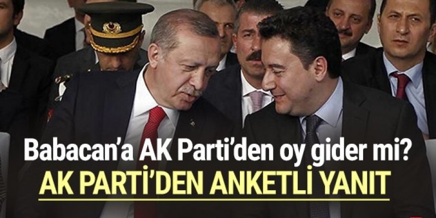 Ali Babacan, AK Parti oylarını böler mi? AK Partili Ünal'dan anketli yanıt