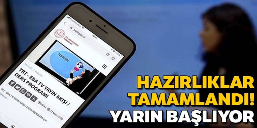 TRT EBA TV yayınları özel içerikleriyle yarın başlayacak