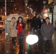 Erzurum'da Kar Yağışı