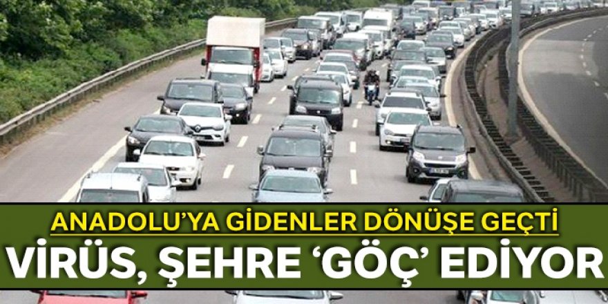 Büyük virüs göçü tersine başladı