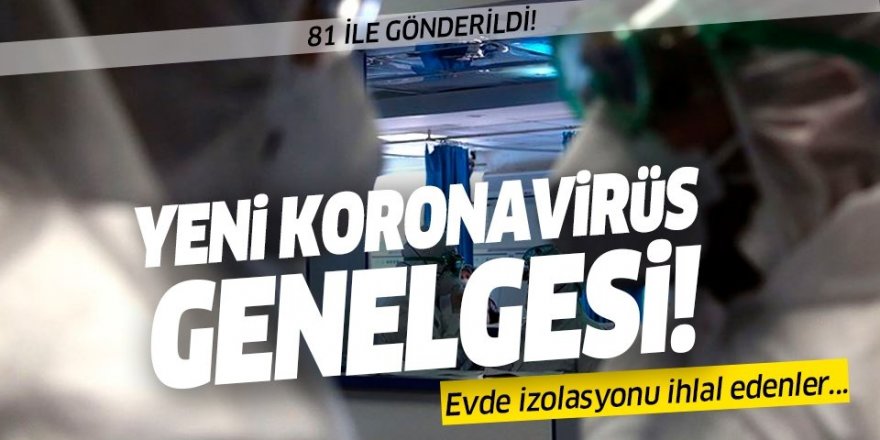 İçişleri Bakanlığı'ndan yeni koronavirüs genelgesi! 81 ile gönderildi