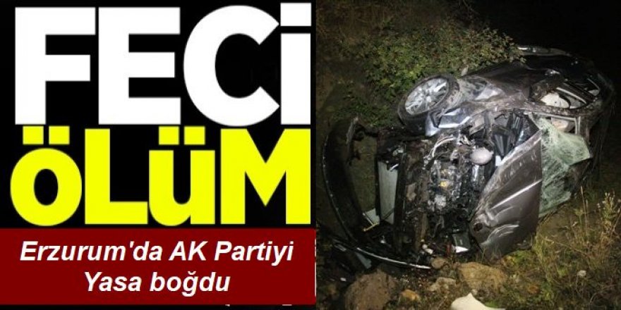 Erzurum'da feci ölüm