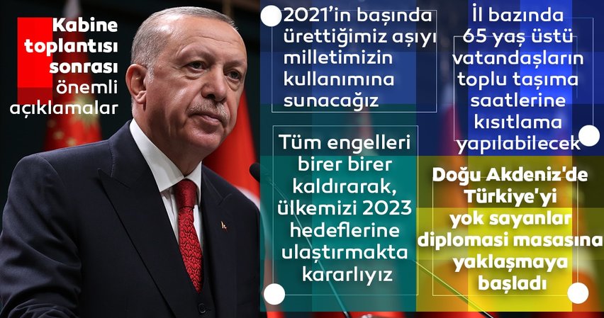 Erdoğan kritik toplantı sonrası ulusa seslendi!