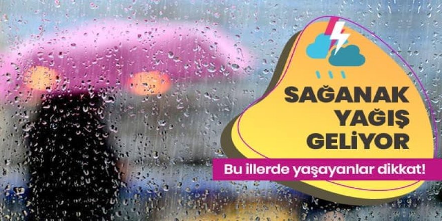 Doğu Anadolu'da 6 ilde yağış bekleniyor