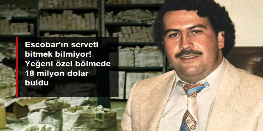 Escobar'ın yeğeni, amcasına ait evde 18 milyon dolar buldu