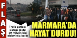 Marmara'da Hayat Felç Oldu