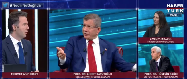 Davutoğlu'ndan canlı yayında dikkat çeken açıklamalar