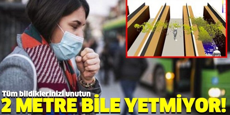 Koronavirüs hava yoluyla işte böyle bulaşıyor!