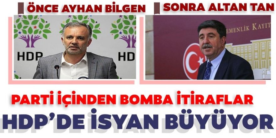 HDP içinde isyan büyüyor!