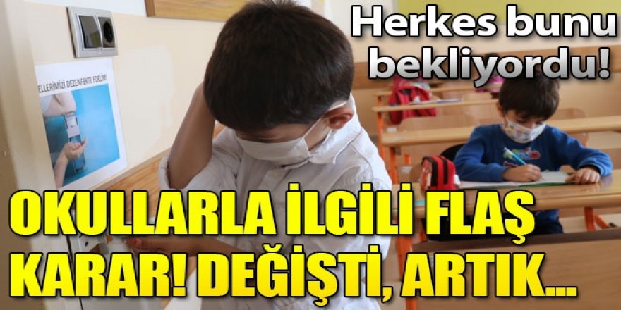 MEB bugün duyurdu okullarla ilgili flaş değişiklik! 81 ile gönderildi