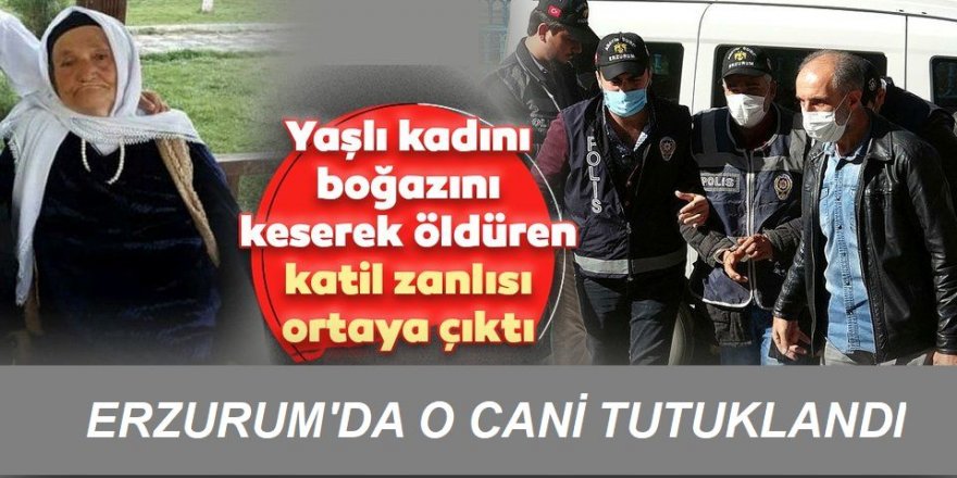 Erzurum'daki kadın cinayeti zanlısı tutuklandı