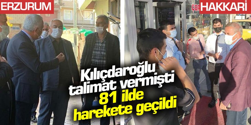 CHP lideri Kılıçdaroğlu talimat vermişti: Vekiller 81 ilde görevde