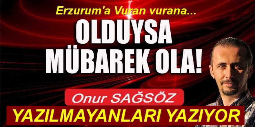 Erzurum'da vuran vurana