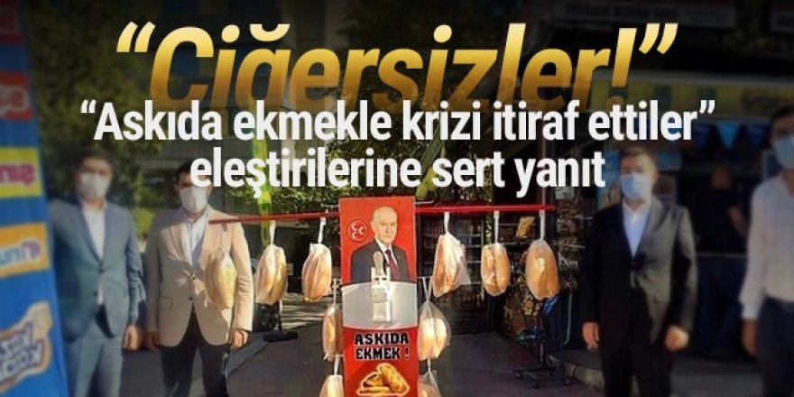 MHP'den askıda ekmek eleştirilerine yanıt