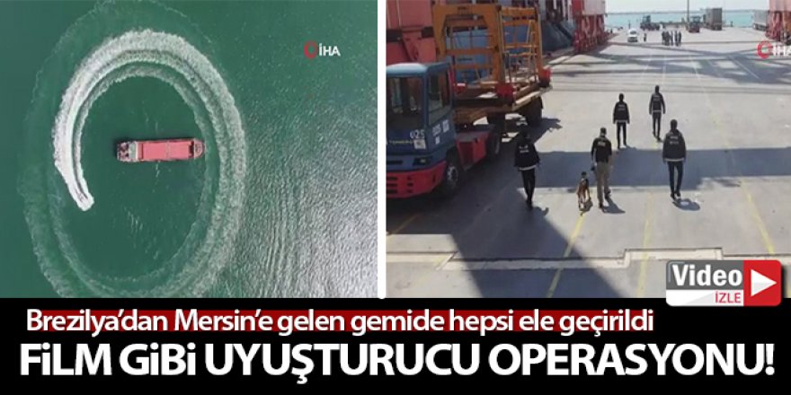 Mersin Limanı'nda 220 kilo kokain ele geçirildi