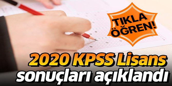 KPSS sonuçları açıklandı!