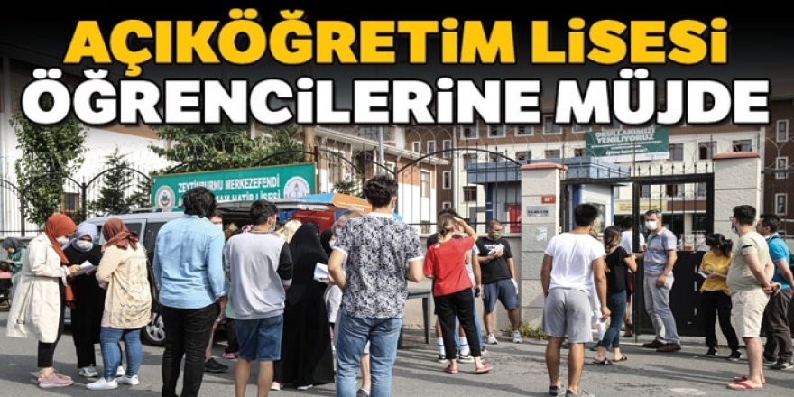 Açıköğretim lisesi öğrencileri 170 krediyle mezun olabilecek