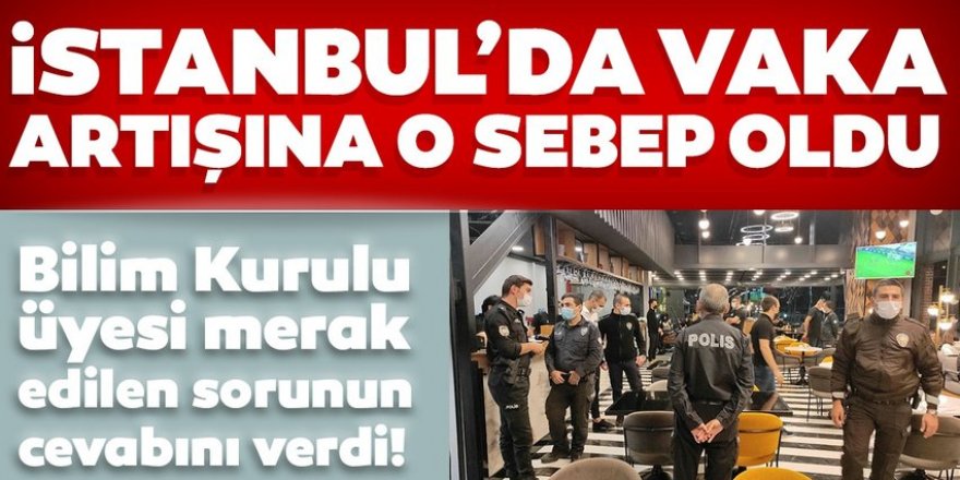 İstanbul'da vaka artışlarına o sebep oldu