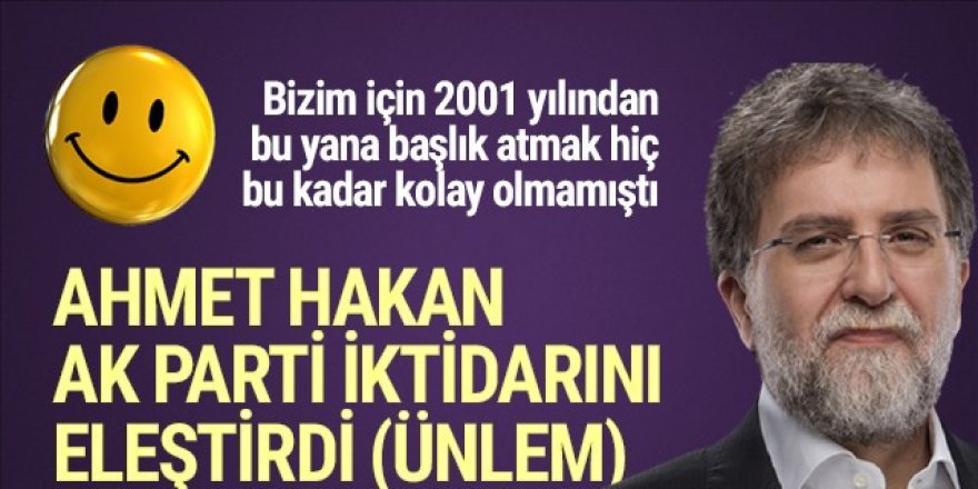 Ahmet Hakan Bakan Koca’yı eleştirdi