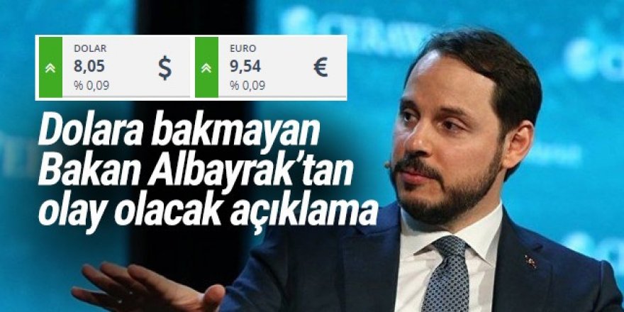 Dolar 8, Euro 9,5 TL, Bakan Albayrak: ''Büyüme sürüyor!''