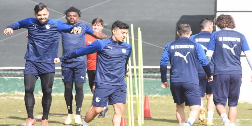 Erzurumspor'da Fatih Karagümrük maçı hazırlıkları