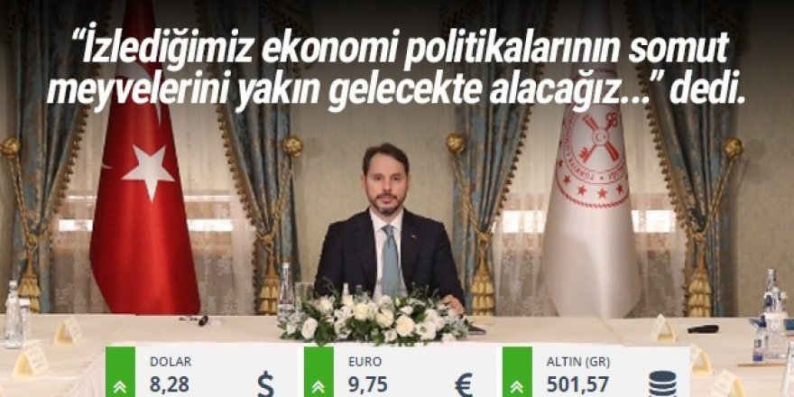 Berat Albayrak: ''Meyvelerini yakın gelecekte alacağız''