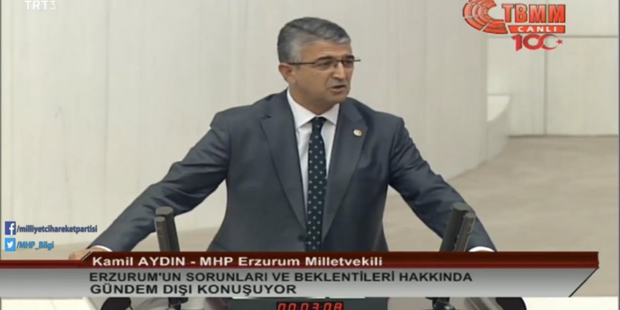 Kamil Aydın Erzurum’un sorunlarını anlattı