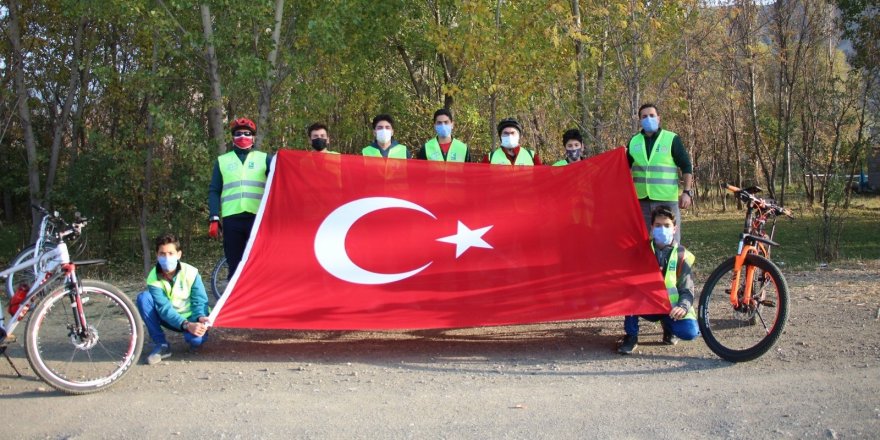 Oltulu Yeşilaycılar Cumhuriyet için pedallarını çevirdiler