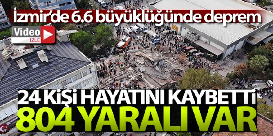 İzmir'de 6.6 büyüklüğünde deprem!