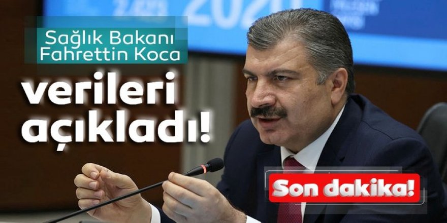 Koca 1 Kasım koronavirüs hasta ve vefat sayılarını açıkladı!